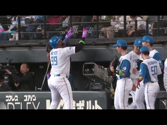 【1回裏】2試合連発!! ファイターズ・レイエス 確信の第5号2ランホームランで先制!! 2025年5月4日 北海道日本ハムファイターズ 対 埼玉西武ライオンズ