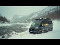 Blizzard Summer Snow Storm Heavy Rain My Coziest Van Life Camping Relaxing 90 Min Inside Van