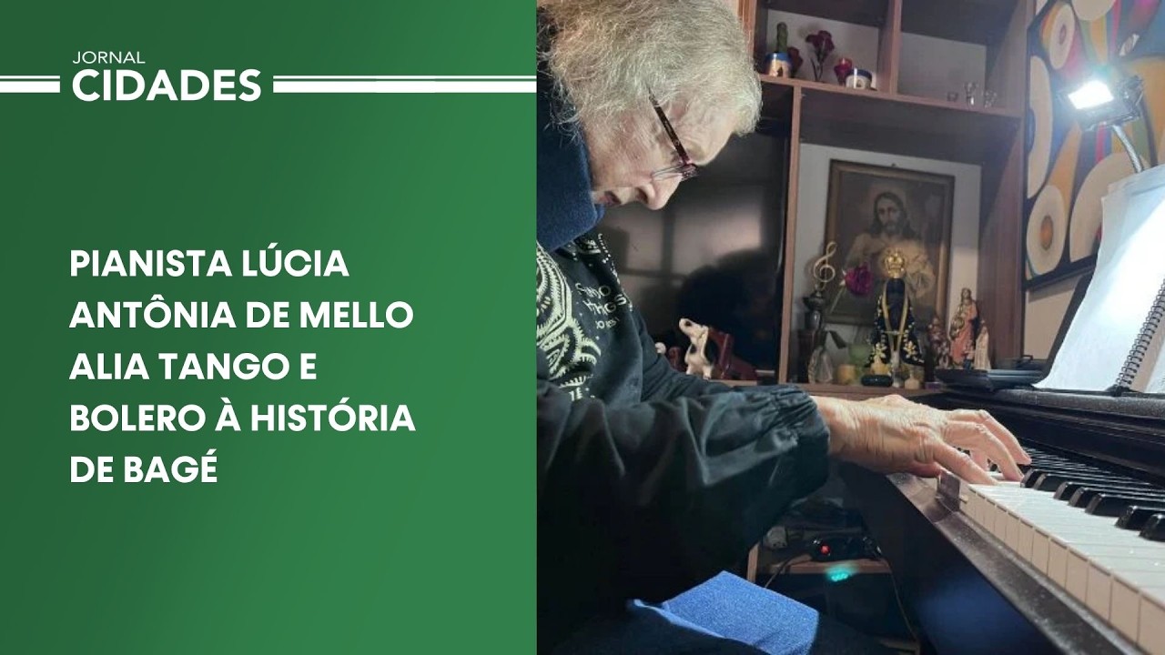 Pianista Lúcia Antônia de Mello celebra Bagé com tango e bolero