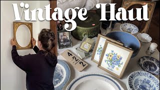 LARGE Second Hand Shopping Haul (vintage & antiques) + Style My Haul with Me!