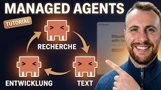 Verrückt: 3 „Managed Agents" bauen zusammen eine Website (Claude Tutorial)