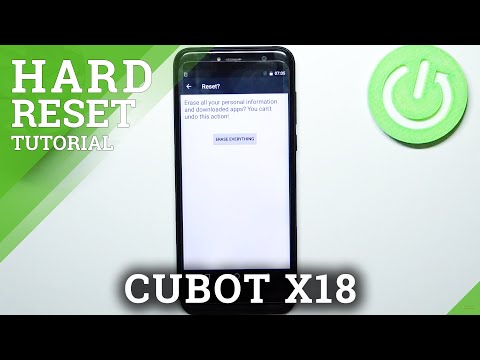 Factory Reset CUBOT X18 – Perform Hard Reset via Settings