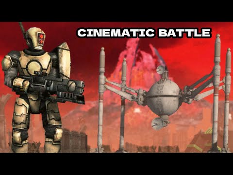 Tau Empire vs CIS Battle Droids - Warhammer 40K vs Star Wars | Cinematic Battle