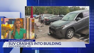 SUV crashes into restaurant in Gaithersburg