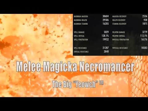 ESO- Melee Magicka Necromancer Build (Battlegrounds + IC + Cyro next patch)- Flames of Ambition