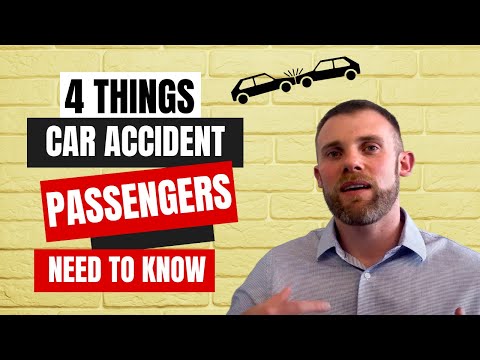 Car Accident Passengers NEED To Know These 4 Things!