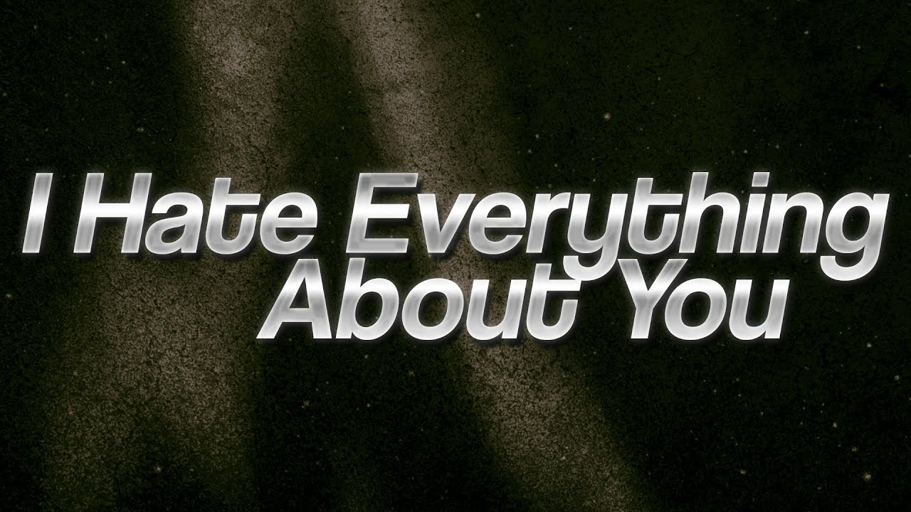 Three Days Grace - I Hate Everything About You