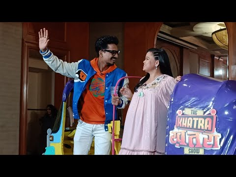 Bharti Singh Harsh Limbachiyaa Grand Entry At Khatra Khatra Show.
