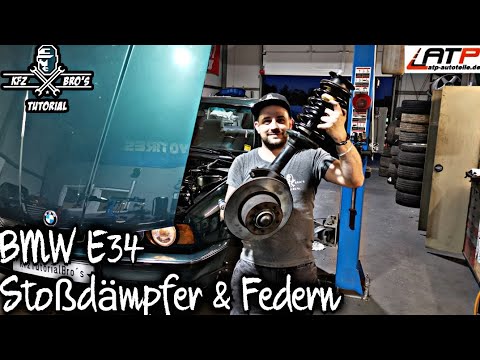 BMW E34 | Stoßdämpfer & Federn Vorne wechseln | Drehmomentwerte | Shock Absorber Replacement