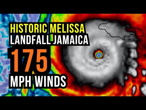 Historic Hurricane Melissa moves Directly into Jamaica...