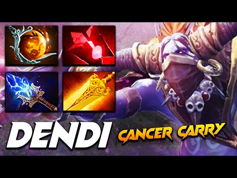 Dendi Witch Doctor [24/5/6] Cancer Carry - Dota 2 Pro Gameplay [Watch & Learn]