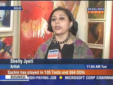 shelly Jyoti  24April 2007-News-HeadlinesToday-LYRICAL -ABSTRACTION  India Habitat Center New Delhi