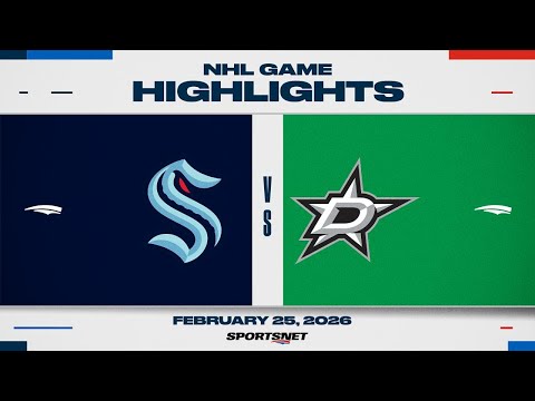 NHL Highlights | Kraken vs. Stars - February 25, 2026
