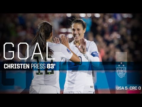 WNT vs. Costa Rica: Christen Press Goal - Feb. 10, 2016
