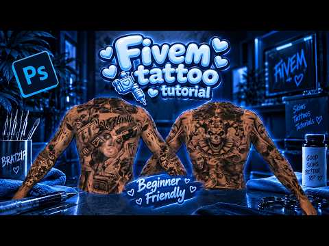 How to Make Custom FiveM Tattoos | Full Beginner Tutorial