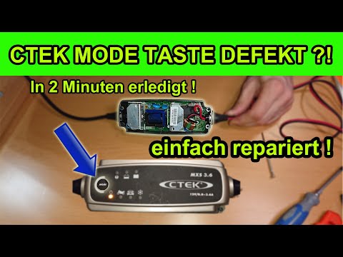CTEK MODE TASTE DEFEKT ?! | So einfach kannst du es reparieren! | Ladegerät | mxs 5.0 | 3.6 | 10