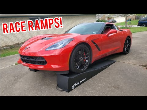 I Got NEW RACE RAMPS For the C7 CORVETTE! MUST HAVE!