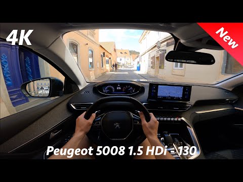 Peugeot 5008 2021 - POV test drive in 4K | 1.5 HDi - 130 HP, 8-speed automatic (pure driving)