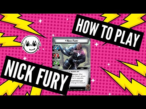 How to Play Nick Fury Breakdown | Marvel Champions Hero Guide