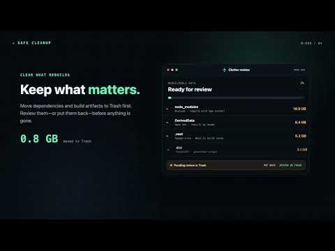 Hangar for Mac video preview