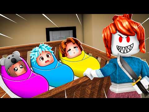 We Got ADOPTED For 24 HOURS in Roblox..