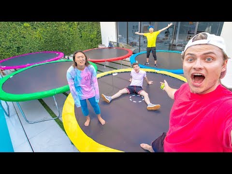 LAST TO LEAVE TRAMPOLINES WINS $10,000 Video