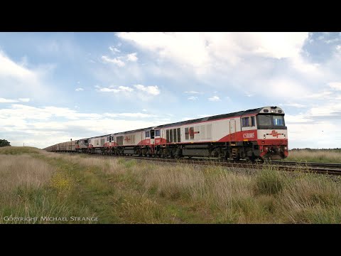 SCT 7MP9 Freight Train With CSR005 CSR003 CSR007 SCT001 (9/10/2021) - PoathTV Australian Railways