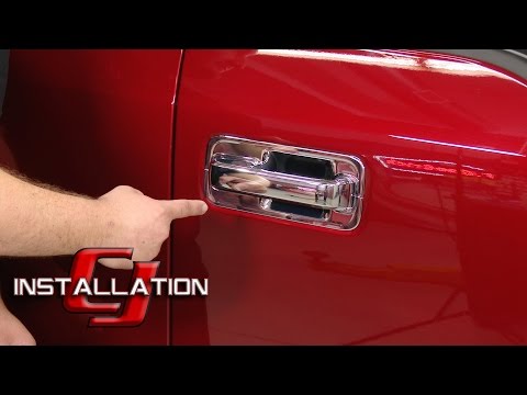 F-150 PUTCO Exterior Door Handle Cover Set Chrome SuperCrew 2015-2019 Installation