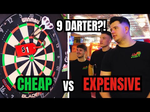 CHEAP VS EXPENSIVE DARTS (9 DARTER!?)