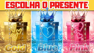 🎁 ESCOLHA SEU PRESENTE | Novos Desafio das Cores 💛💙💖 | Qual Você Vai Escolher?