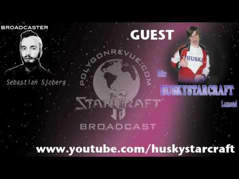 Polygonrevue Starcraft 2 Broadcast #1 - Interview with HuskyStarcraft part1/4