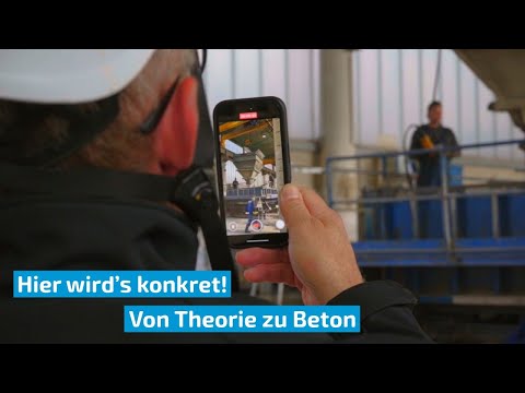 Azubis von Vrielmann zu Gast bei Scheidt in Rinteln. Beton. Praxis. Begeisterung.