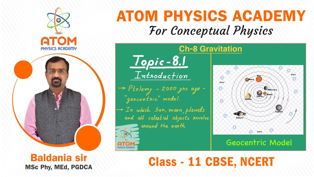 Introduction & Kepler’s Law of Gravitation || Ch 08 Gravitation || Std 11 Physics || CBSE