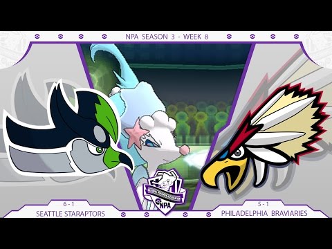 NPA Season 3 Week 8- Philadelphia Braviaries vs Seattle Staraptors!