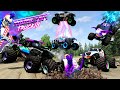 Monster Jam INSANE Racing, Freestyle and High Speed Jumps #46 | BeamNG Drive | Grave Digger