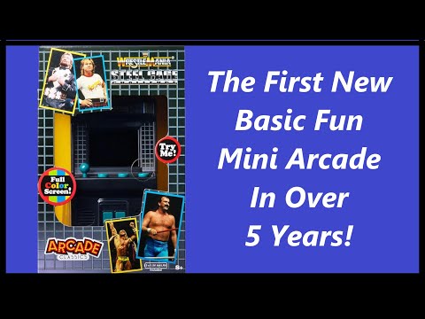 2025 WWE WrestleMania Steel Cage Challenge Basic Fun Mini Arcade Classics