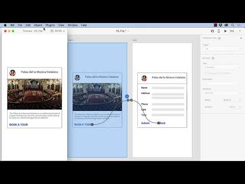 Adobe XD: Create a Card Flip using 3D Transforms