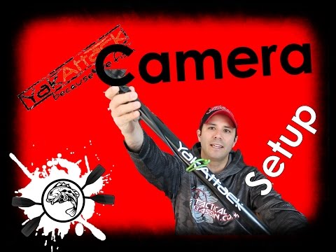 Kayak Bass Fishing Setup Camera Rigging - Yak Attak Boomstick Review