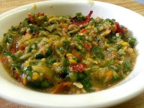 How to make Bok Ma Om (Rice paddy herb dip)
