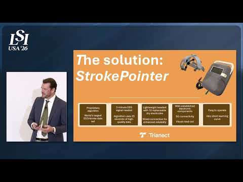 Coenraad Tamse, Trianect - In-ambulance stroke triage with EEG | LSI USA '26