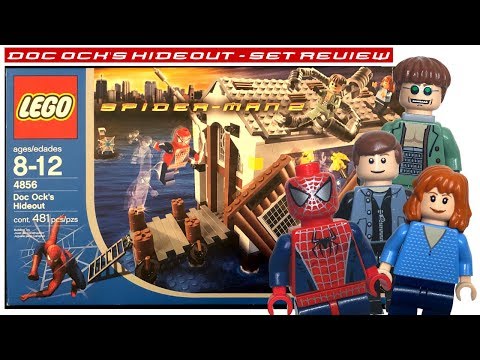 LEGO 4856 SPIDER-MAN 2 "Doc Ock's Hideout" Set Review (2004 Set)