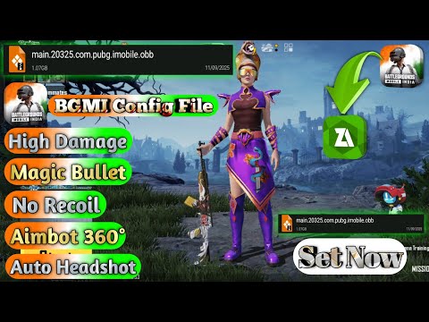 bgmi me obb file set kaise kare | bgmi me config kaise lagaye | bgmi me config file kaise set kare