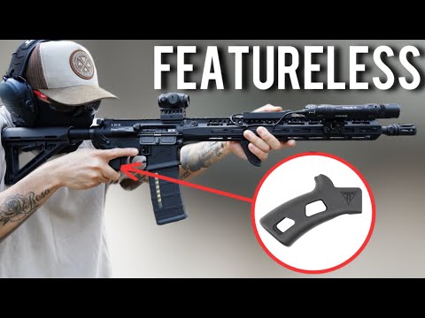 Why California ARs Have These Strange Looking Grips ￼(Featureless) 