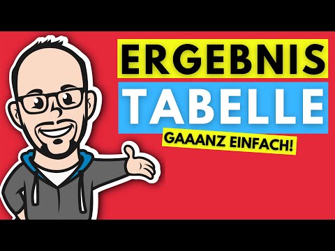 Kosten- und Leistungsrechnung - Erstellung der Ergebnistabelle bzw. Abgrenzungsrechnung