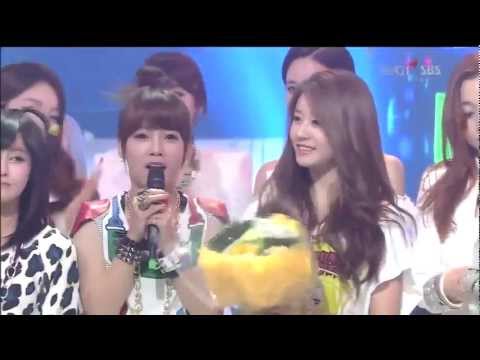T-ara win Inkigayo ( 1-29-2012 ) Lovey Dovey