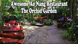 preview picture of video 'Ao Nang Restaurants, Krabi, Thailand: The Orchid Garden. Authentic Thai food restaurants in Krabi'