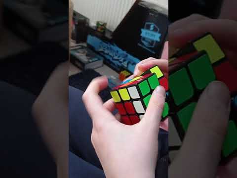 rubiks cube opgelost in 1 minuut!!!!!!!!!