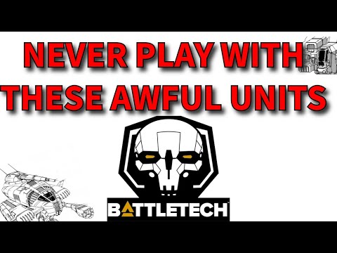 The WORST mechs in Battletech! (by battlefield role)