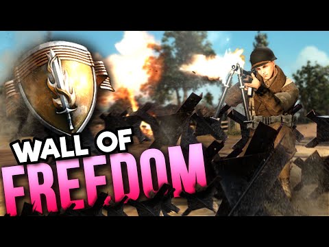 MY EPIC WALL (of tank traps) — Company of Heroes 2