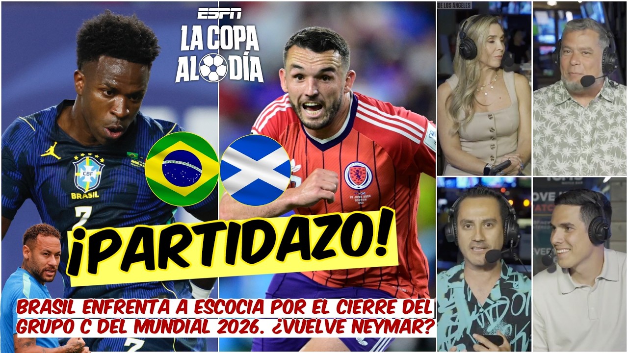 Neymar VUELVE y estará ante ESCOCIA para CERRAR el GRUPO C del Mundial | La Copa al Día
